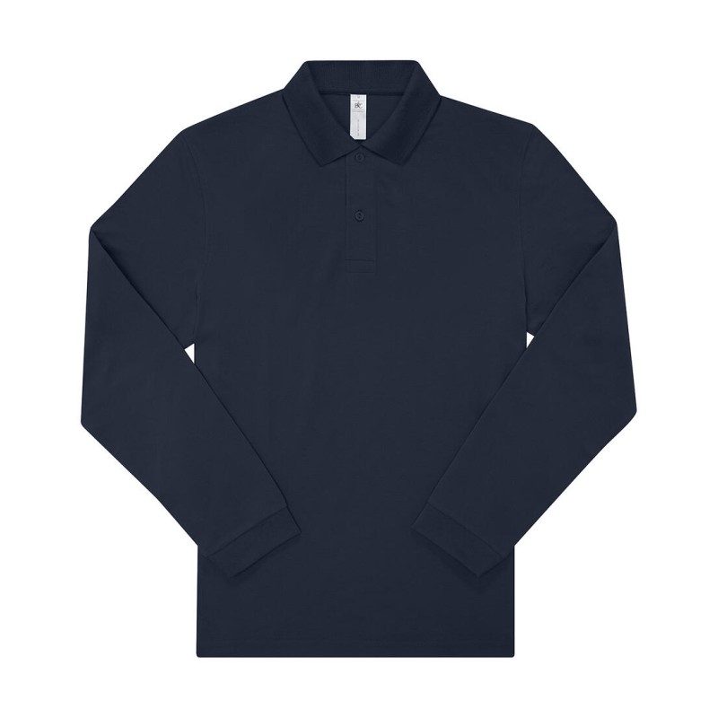 POLO B&C MY POLO 180GR COTTON HOMBRE M.LARGA