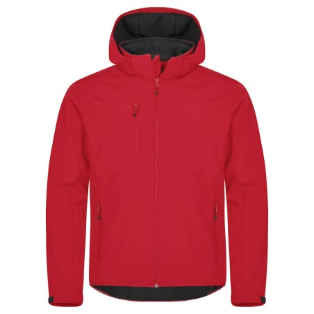 CHAQUETA CLIQUE SOFTSHELL 280GR PES-R CAPUCHA HOMBRE