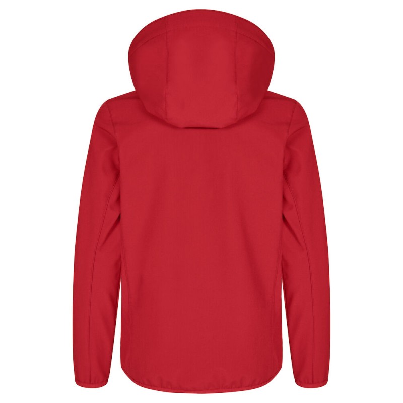 CHAQUETA CLIQUE SOFTSHELL 280GR PES-R CAPUCHA JUNIOR