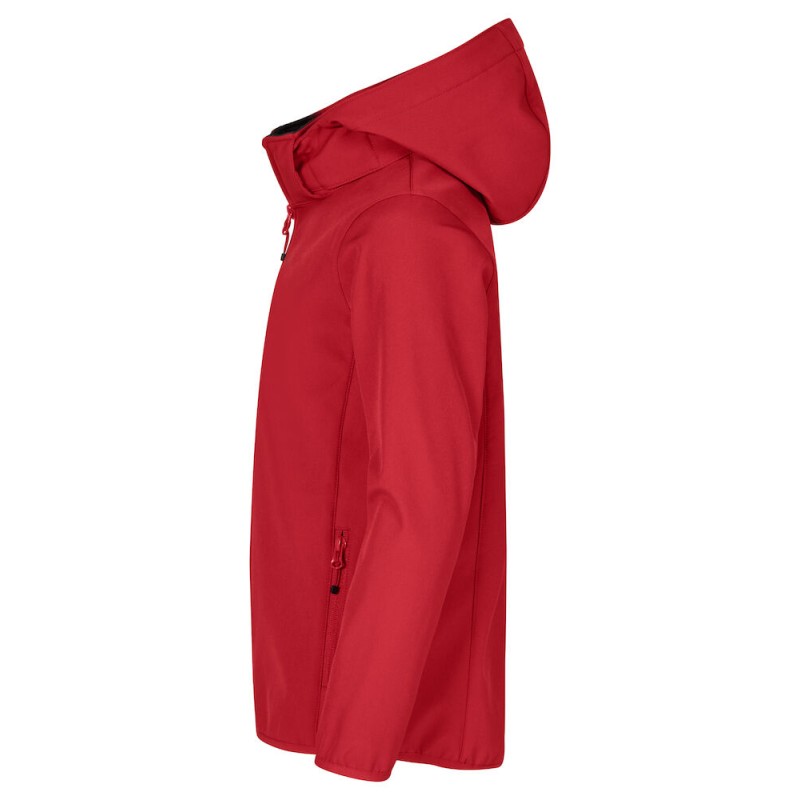 CHAQUETA CLIQUE SOFTSHELL 280GR PES-R CAPUCHA JUNIOR