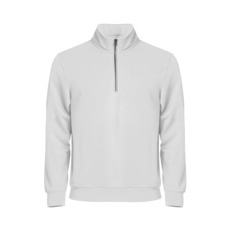 SUDADERA CLIQUE BASIC 280GR 65/35 UNISEX 1/2 CREM