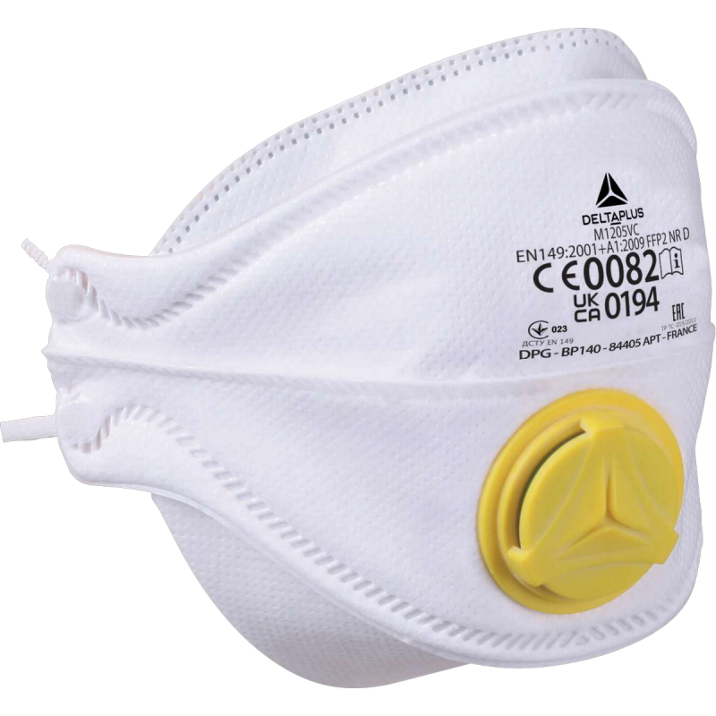 MASCARILLA PLEGABLE M1205V FFP2+V+D CON VALVULA [CAJA 10U]