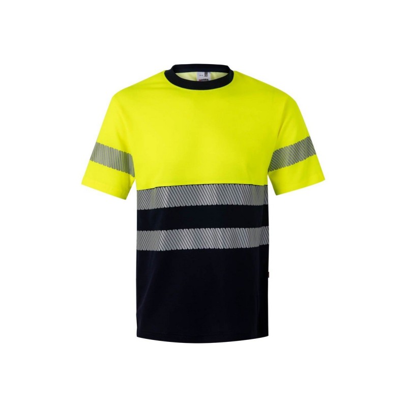 CAMISETA HI-VIZ POLYCOTTON 150G COMBI CI-SEG M.CORTA
