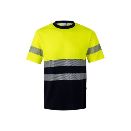 CAMISETA HI-VIZ POLYCOTTON 150G COMBI CI-SEG M.CORTA