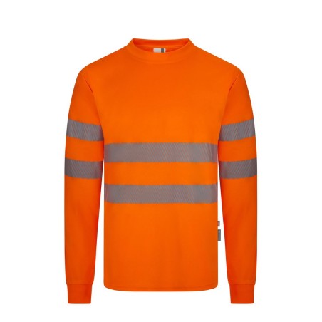 CAMISETA HI-VIZ PES RECICLADO 140G MONO CI-SEG M.LARGA