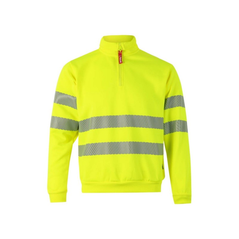 SUDADERA HI-VIZ PES 300GR MONOCOLOR ½CREM CI-SEG