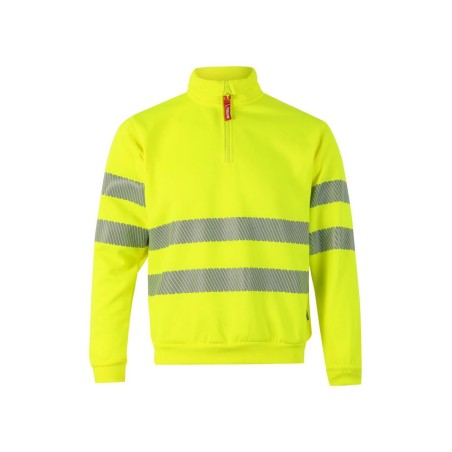 SUDADERA HI-VIZ PES 300GR MONOCOLOR ½CREM CI-SEG
