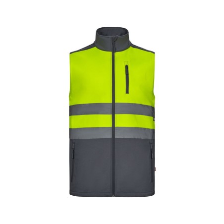 CHALECO SOFTSHELL HI-VIZ PES 280GR COMBI