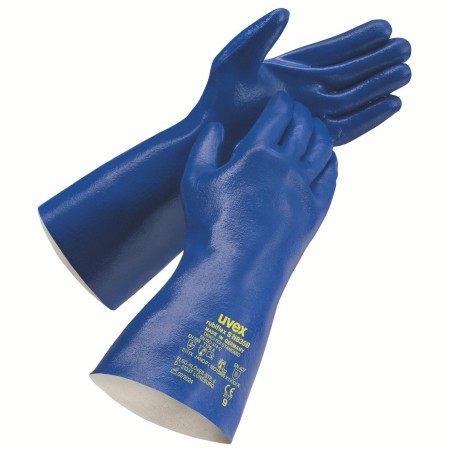 GUANTE UVEX RUBIFLEX S NB35B NBR 0.40MM L:35CM