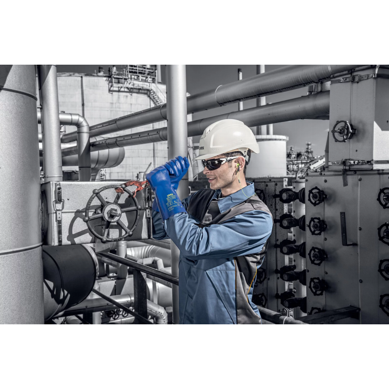 GUANTE UVEX RUBIFLEX S NB35B NBR 0.40MM 35MM