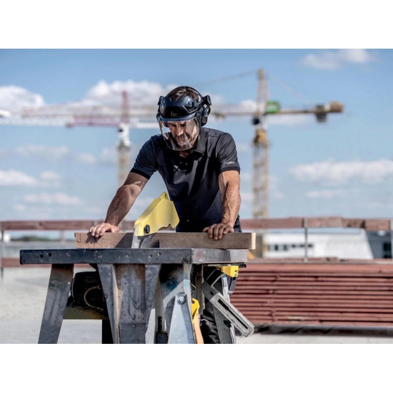 ARNES+PANTALLA UVEX PHEOS FACEGUARD+OREJERAS