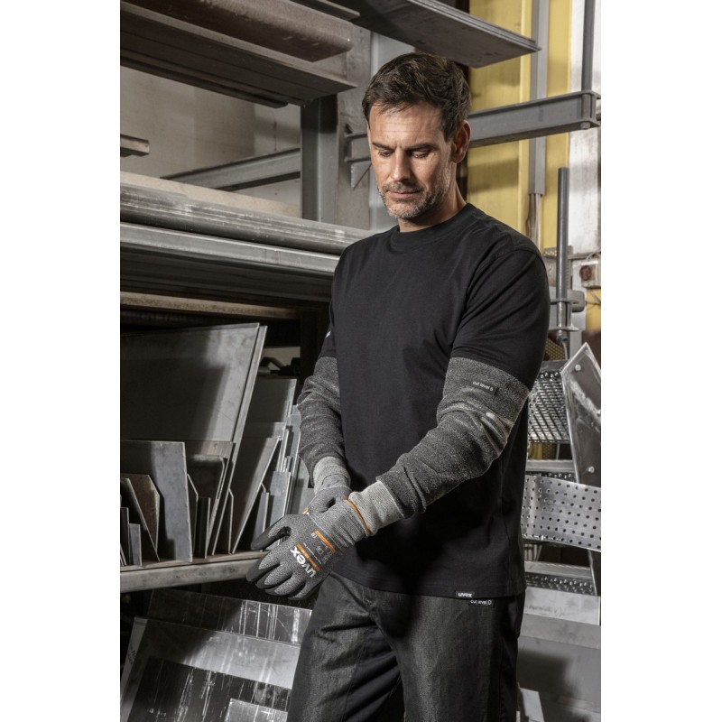 GUANTE UVEX ATHLETIC D5 XP HPPE+NBR MICRO FOAM [4X43D]