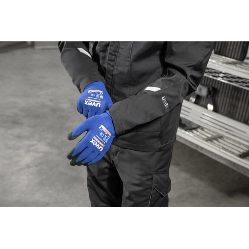 GUANTE UVEX ATHLETIC LITE PA+NBR FOAM+DOTS