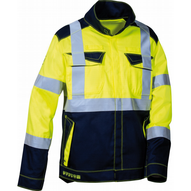 CHAQUETA COFRA MELTED HI-VIZ ATEX MULTI-RIESGOS 260GR