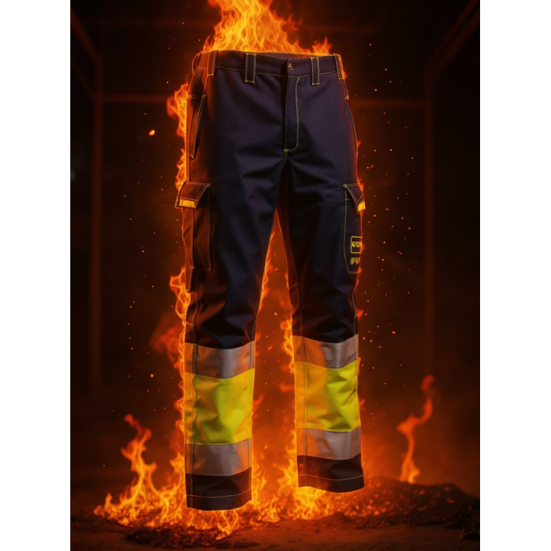 PANTALON COFRA FLAREND HI-VIZ ATEX MULTI-RIESGOS 260GR