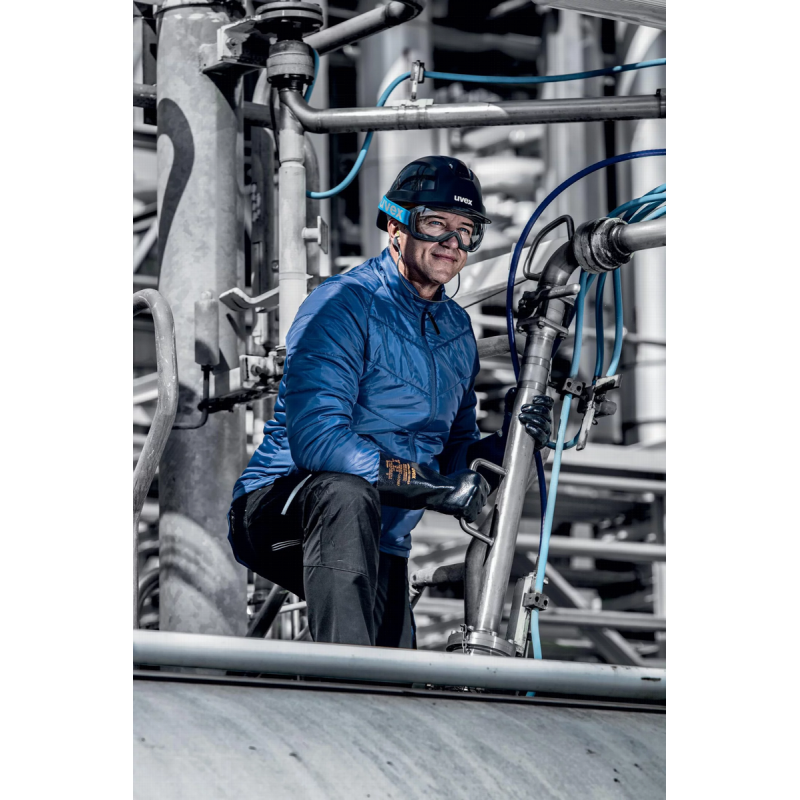 GUANTE UVEX RUBIFLEX ESD NB35A COT+NBR 0.40MM 35CM