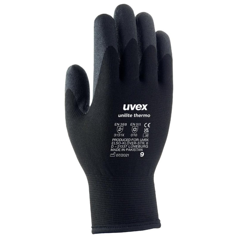 GUANTE UVEX UNILITE THERMO ACRY+WOOL+POLY