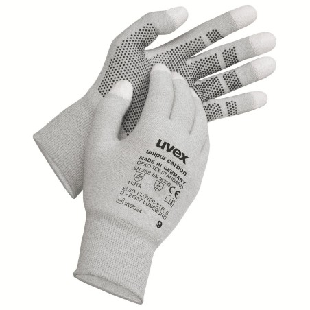 GUANTE UVEX UNIPUR CARBON ANTI-STATIC+DOTS