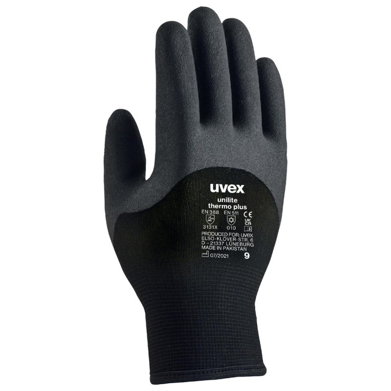 GUANTE UVEX UNILITE THERMO PLUS ACRY+WOOL+POLY 3/4