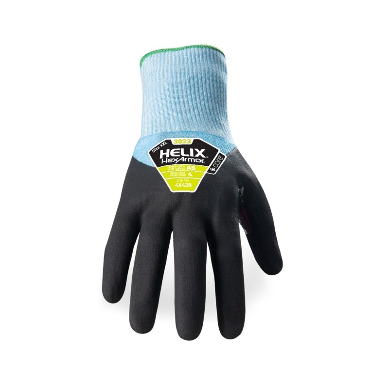 HEXARMOR HELIX® 3023 HPPE+NBR FOAM 3/4 GG15 CUT:D