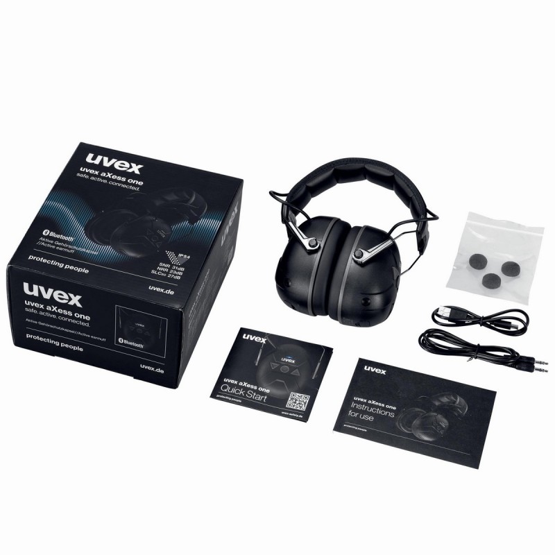 OREJERA ACTIVA UVEX AXESS ONE SNR 31dB BT USB IP54