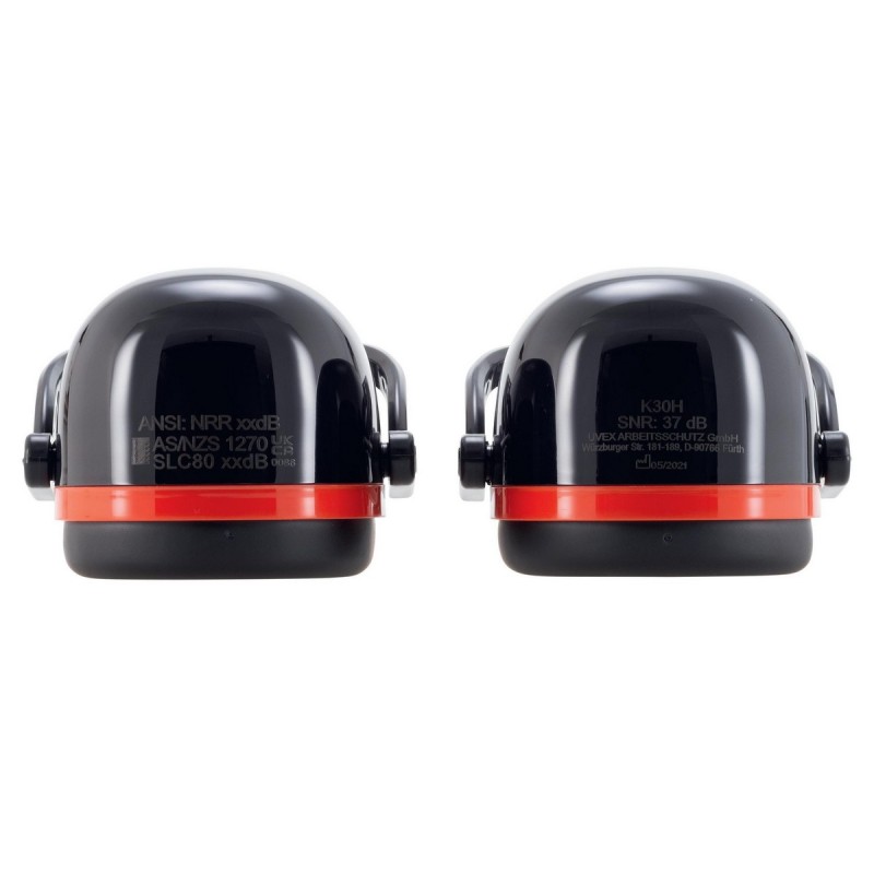 OREJERA CASCO UVEX K30H SNR 34dB EUROSLOT 30MM