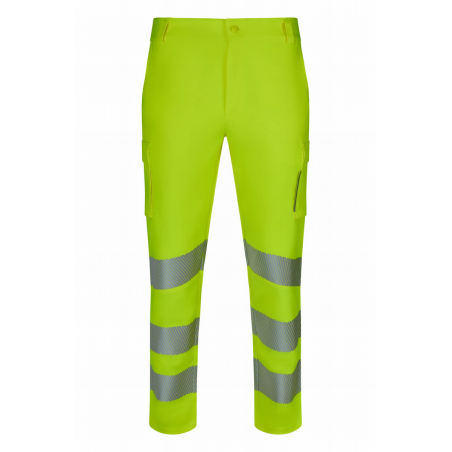 PANTALON HI-VIZ STRETCH PESR-COT-ELAST CiSEG MONO HOMBRE