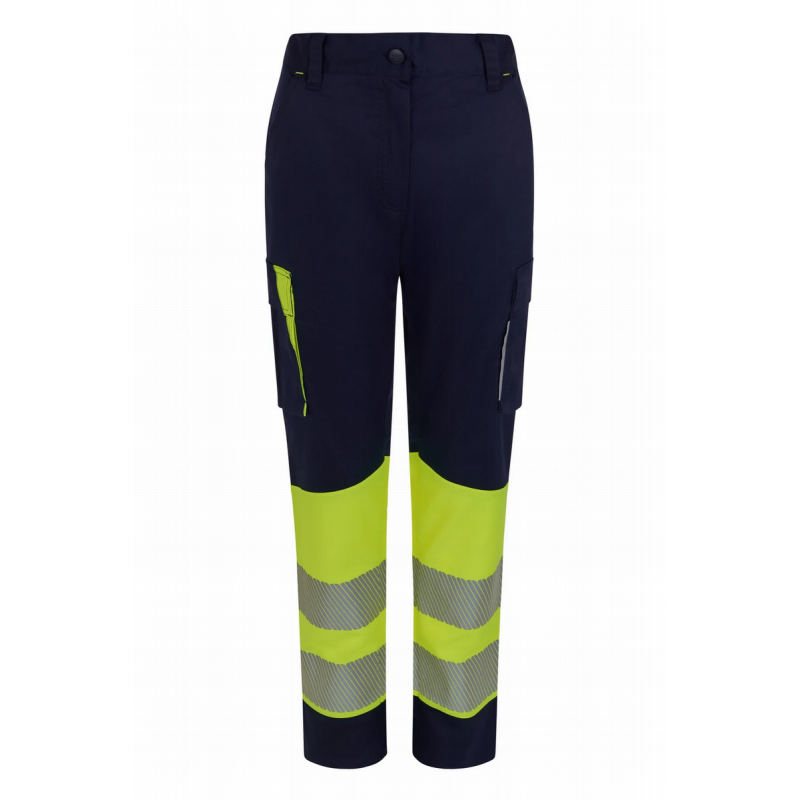 PANTALON HI-VIZ STRETCH PESR-COT-ELAST CiSEG COMBI MUJER