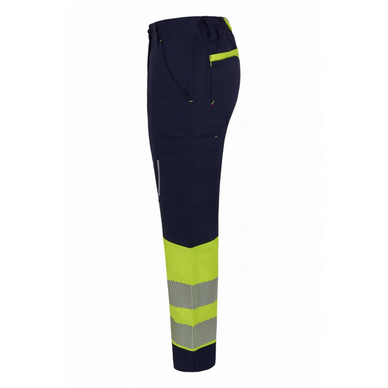 PANTALON HI-VIZ STRETCH PESR-COT-ELAST CiSEG COMBI MUJER